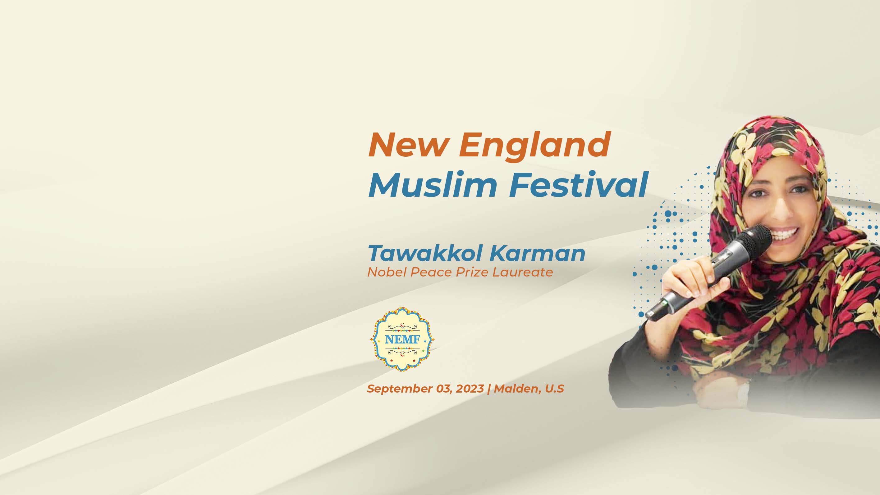 Nobel Laureate Tawakkol Karman joins New England Muslim Festival